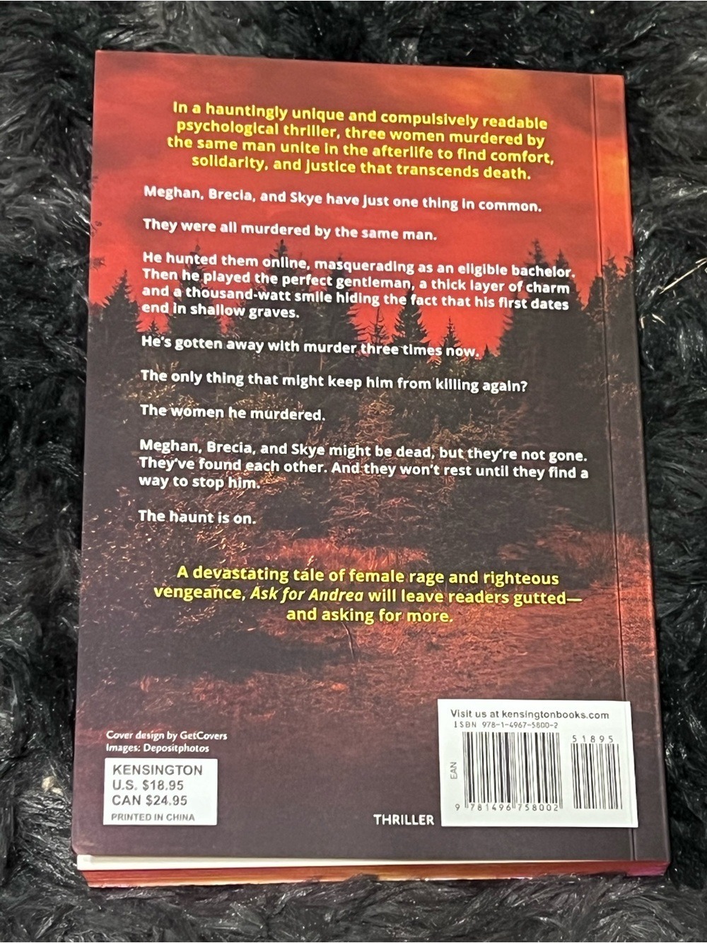 Ask for Andrea by Noelle W. Ihli - Orange Red Cover Hardcover with sprayed edges - Picture 2 of 3
